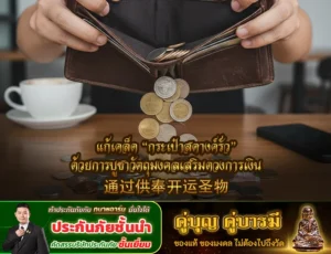 แก้เคล็ด “กระเป๋าสตางค์รั่ว” ด้วยการบูชาวัตถุมงคลเสริมดวงการเงิน