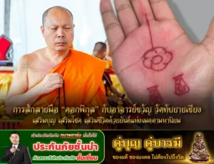 การสักลายมือ “ดอกพิกุล” กับอาจารย์ขวัญ วัดทับยายเชียง เสริมบุญ เสริมโชค เสริมชีวิตด้วยยันต์แห่งเมตตามหานิยม