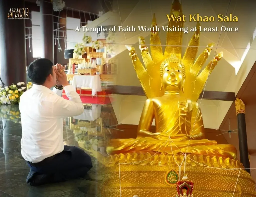ARM’S ARMOR, Joining a Grand Sacred Ceremony with Ajarn Luck Horathibodi at Wat Khao Sala, Surin Province, to Accumulate Merit and Receive Auspicious Energy ARMS ARMOR 3 1