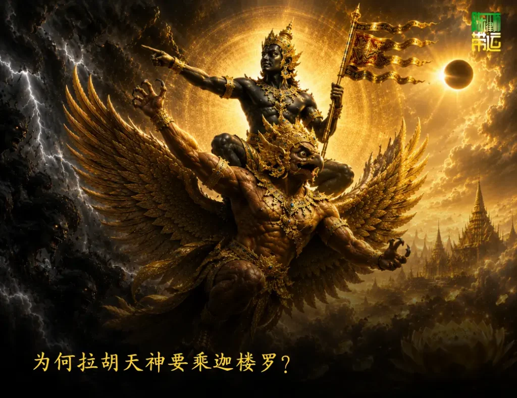 为什么拉胡天神要乘迦楼罗?揭秘许多人不知道的吉祥象征 陈律师带运 4 2
