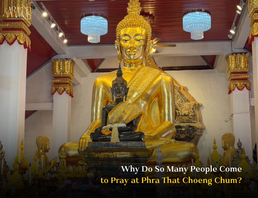 ARM'S ARMOR Visits Phra That Choeng Chum in Sakon Nakhon: Discover the Legend of the Province's Sacred Relic and Visit "Kon Khao Yai," a Sacred Site Rich in Local Beliefs ARMS ARMOR 4 6