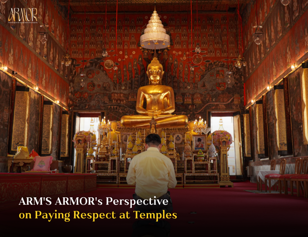 ARM'S ARMOR Visits Wat Saket Ratchawora Mahawihan: Explore the Legend of the Golden Mount, Pay Homage to the Buddha's Relics, and Receive Blessings in the Heart of Bangkok ARMS ARMOR 5 3