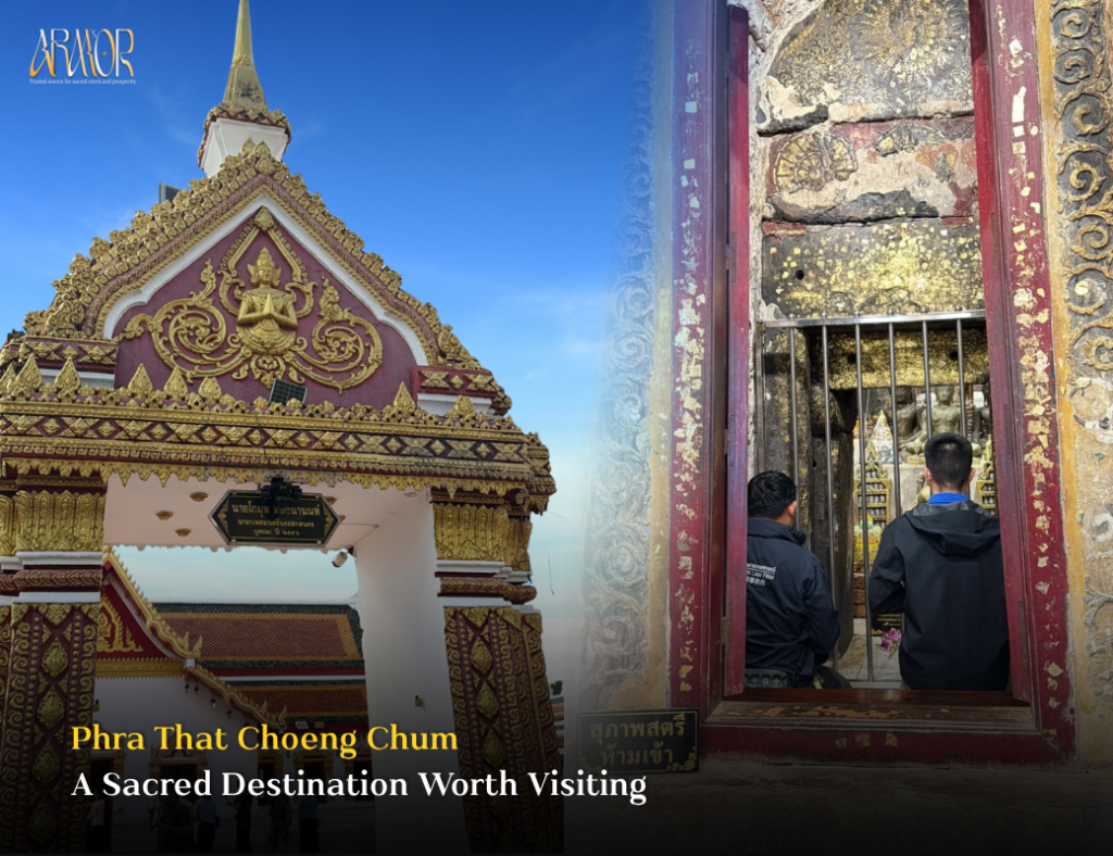 ARM'S ARMOR Visits Phra That Choeng Chum in Sakon Nakhon: Discover the Legend of the Province's Sacred Relic and Visit "Kon Khao Yai," a Sacred Site Rich in Local Beliefs ARMS ARMOR 5 4