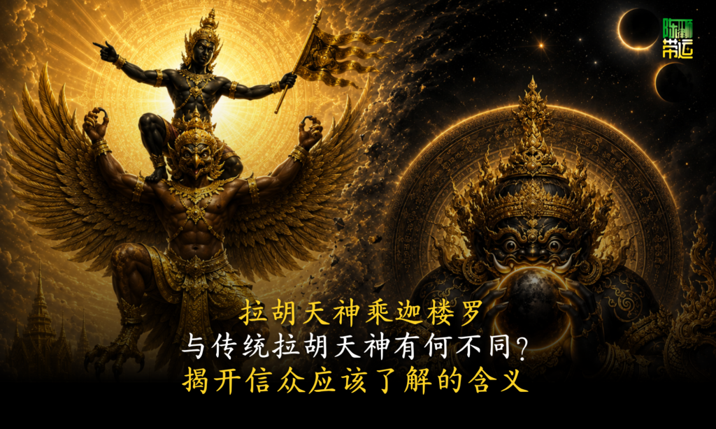 拉胡天神乘迦楼罗，与传统拉胡天神有何不同？揭开信众应该了解的含义